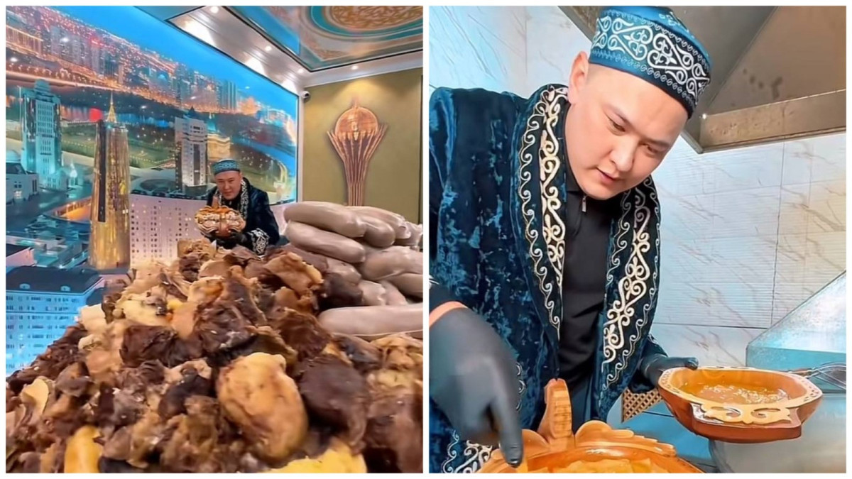 Пятитонный бешбармак приготовил блогер-казах из Узбекистана