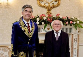 Посол Казахстана вручил верительные грамоты Президенту Ирландии