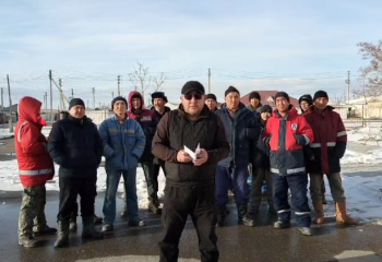 Безработные жители села Курык Мангистауской области потребовали трудоустройства в “Westoil”