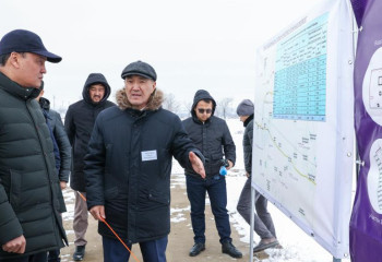 Жамбыл облысының әкімі Меркі ауданындағы бірқатар нысанды тексерді