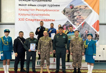 В Усть-Каменогорске подвели итоги зимнего этапа XXI Спартакиады Вооруженных сил по президентскому многоборью