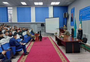 Учебные сборы со школьными преподавателями НВП состоялись в Алматы