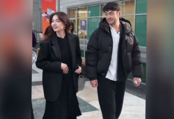 Влюбленные Айя Шалкар и Аскар Ильясов посетили Назарбаев университет