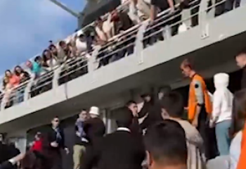 Түркияда қазақстандық жанкүйерлер арасында жаппай төбелес болды