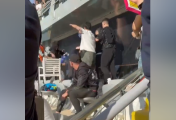 Казахстанские болельщики подрались на футбольном матче в Турции