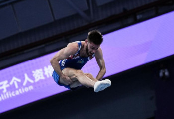 Kazakhstan wins silver at World Cup in Trampoline Gymnastics