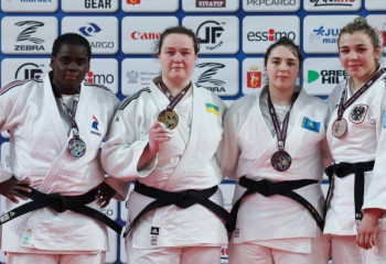 Kazakh judokas win bronze medals at  European Open