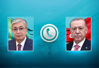 Мемлекет басшысы Ердоғанды туған күнімен құттықтады