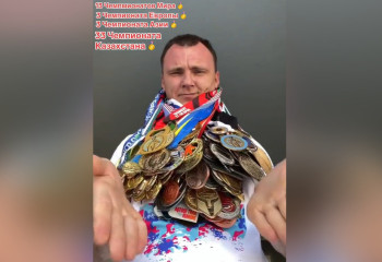 «17 кг пота, боли, крови и надежд» - спортсмен Евгений Гончаров показал свои медали
