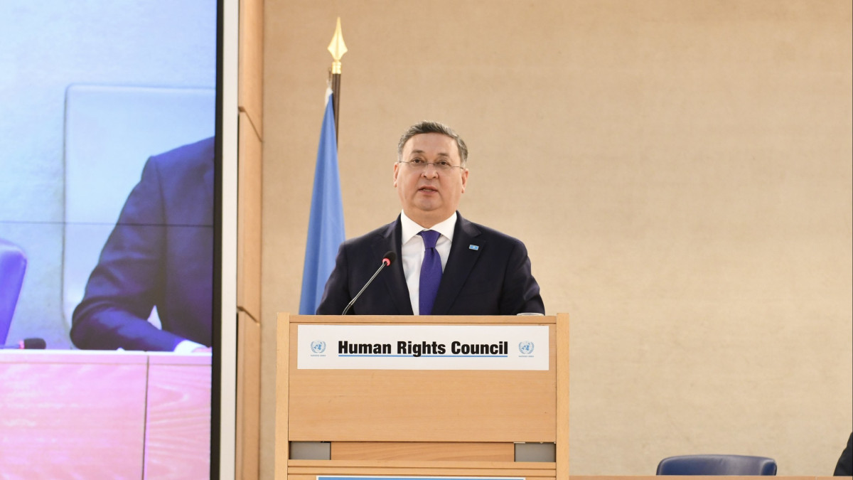 Kazakhstan participates in high-level segment of  UN Human Rights Council