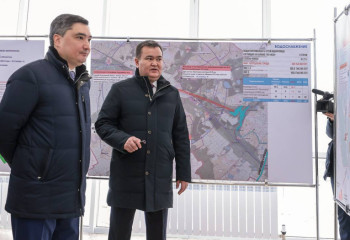 Kazakh PM inspects operation of capital's life support systems