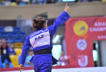 Kazakhstani wins silver medal at Grand Slam in Tashkent