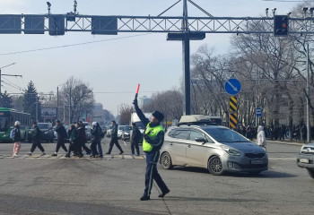 Полицию Алматы перевели на усиленный режим работы