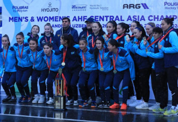 Женская сборная стала чемпионом Центральной Азии по хоккею на траве