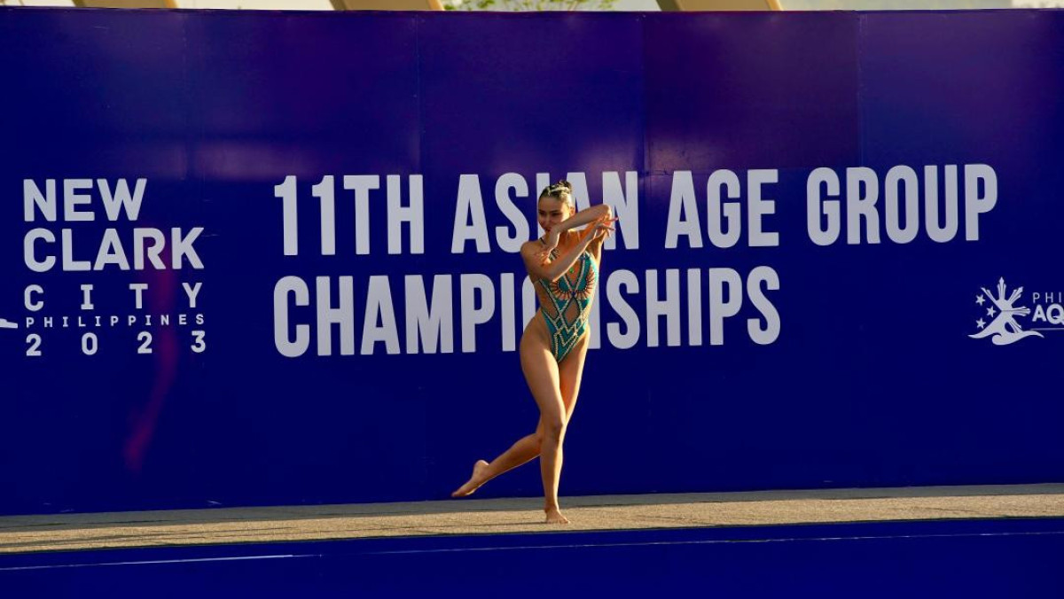 Казахстанка победила по артистическому плаванию среди юниоров