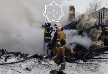 Короткое замыкание электропроводки привело к пожару в Костанайской области