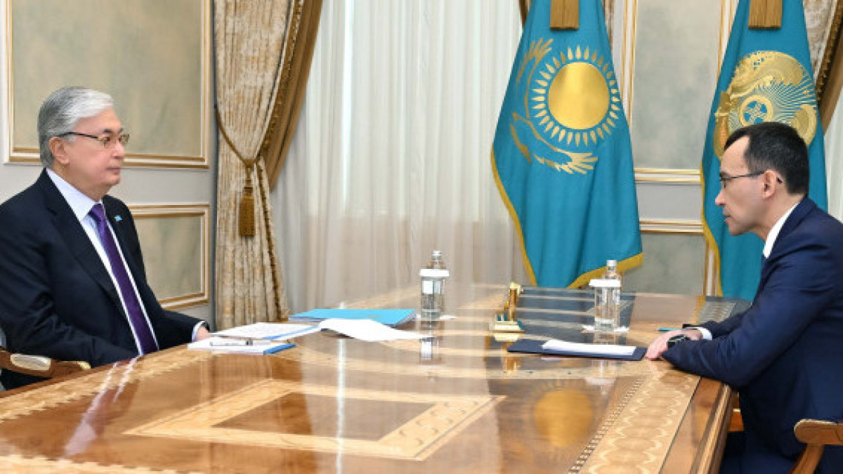 Head of State receives Chairman of Senate Maulen Ashimbayev