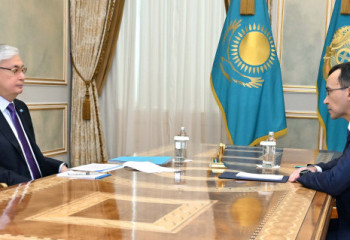 Head of State receives Chairman of Senate Maulen Ashimbayev