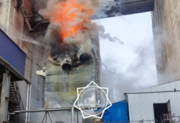 ШҚО-да 20 тонна астық салынған элеватор өртеніп жатыр