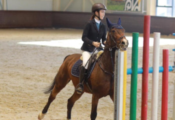 Открытое первенство по конкуру среди наездниц проходит в Астане