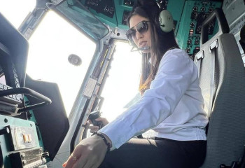 «Қазавиақұтқару» ТЖМ авиациясының ұшқышы – Бибихан Тұрысбекова