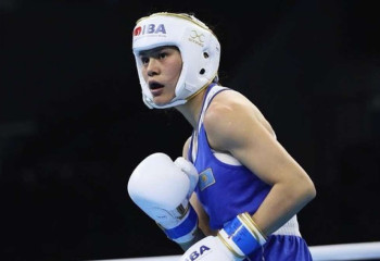 На олимпийском отборе по боксу Алуа Балкибекова победила в первом бою
