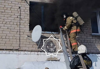 5 человек спасено из пожара в СКО