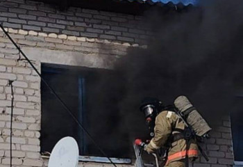 Солтүстік Қазақстанда өрттен екі бала құтқарылды