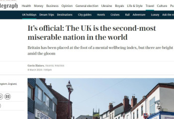 Әлемдегі ең бақытсыз ұлт анықталды