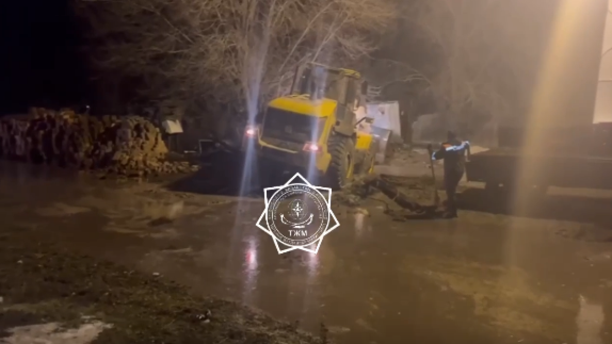 Талые воды подтопили село в Алматинской области