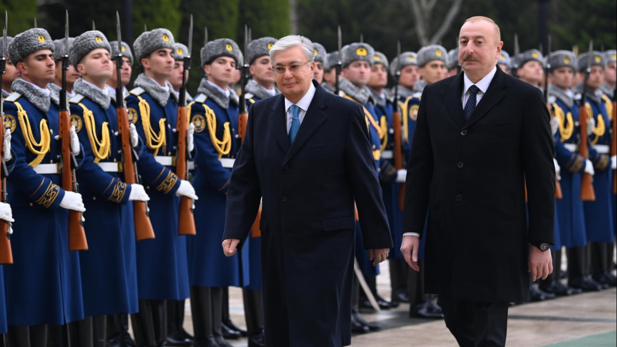 Токаев прибыл в резиденцию Президента Азербайджана «Загульба»