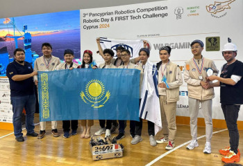 Kazakh schoolchildren win cup of International Robotics Championship