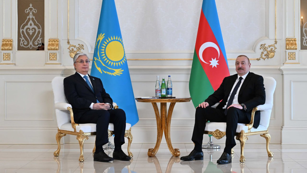 Главы Казахстана и  Азербайджана провели переговоры