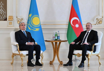 Heads of Kazakhstan and Azerbaijan hold talks