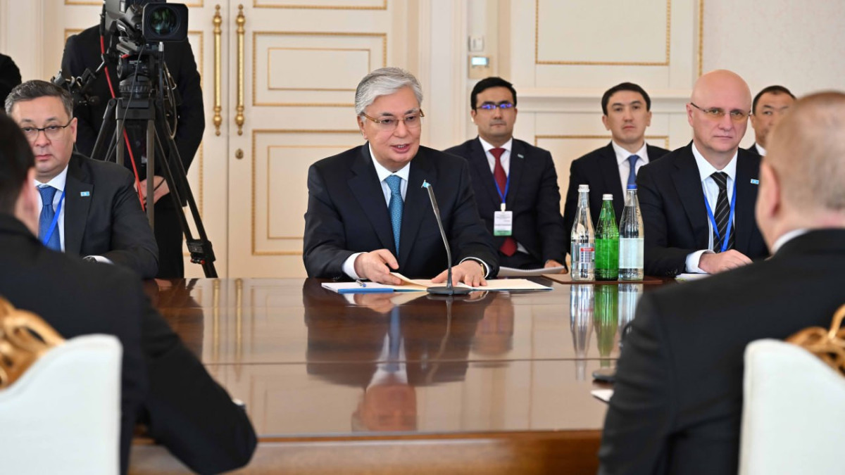 Астана и Баку демонстрируют высокий уровень сотрудничества: Токаев на заседании Высшего межгосударственного совета Казахстана и Азербайджана