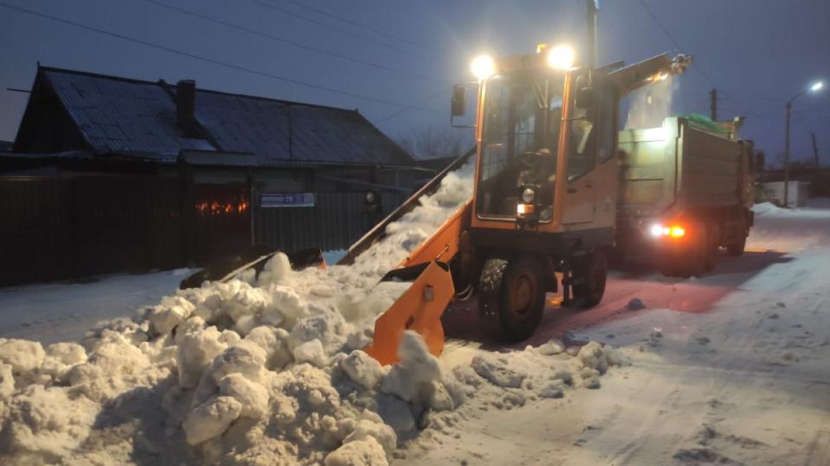 Свыше 28 тысяч кубометров снега вывезли за день из Астаны