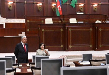 Head of State holds talks with Milli Majlis Chair of Azerbaijan Sahiba Gafarova