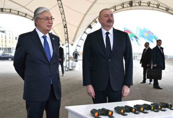 Главы Казахстана и Азербайджана ознакомились с генеральным планом развития города Физули