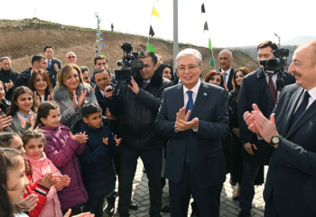 Ильхам Алиев поблагодарил Касым-Жомарта Токаева и весь народ Казахстана