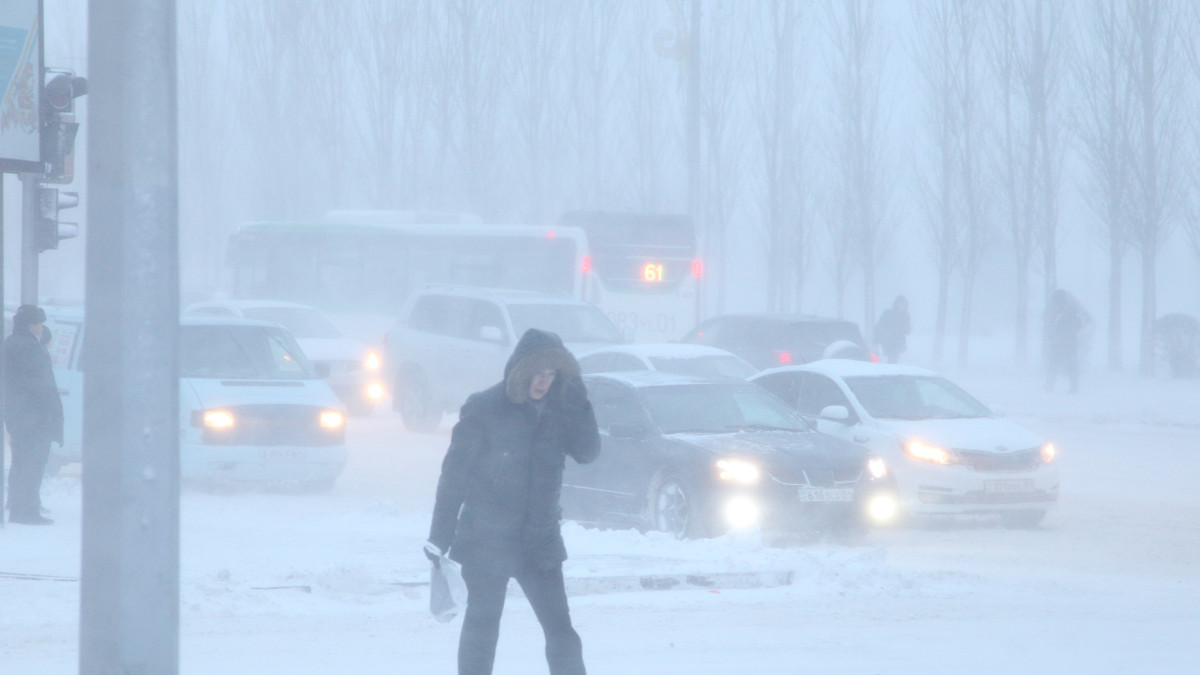 Сильный снегопад прогнозируют ночью в Алматы