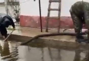 Түркістанда төрт аудандағы үй аулаларын су басып қалды