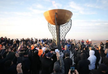 Маңғыстауда дәстүрлі «Бірлік оты» жағылды