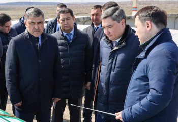 Олжас Бектенов посетил объекты водной инфраструктуры Туркестанской области