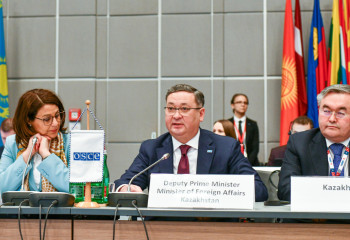 Kazakh Foreign Minister Took Part in OSCE Permanent Council Meeting