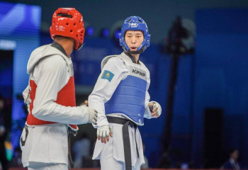 Таеквондошы Батырхан Төлеуғали Париж олимпиадасына жолдама жеңіп алды