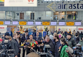 В аэропорту Алматы задерживается 32 рейса из-за вчерашних плохих погодных условий