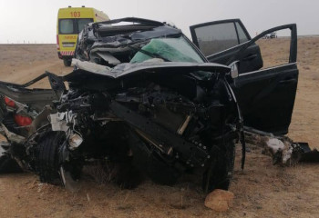 Столкнулись лоб в лоб: смертельное ДТП произошло в Мангистауской области