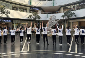 Елордалық сауда орталығында туберкулезге қарсы күрес бойынша флешмоб өтті