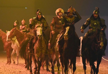 Астанада АҚШ-тың ковбойлары мен қазақтың көкпаршылары тәжірибе алмасады