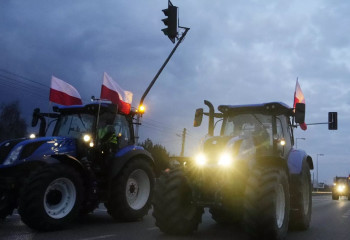 Polish farmers protest against Ukrainian imports and EU Green Deal